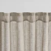 Ivan Striped Sheer Curtain Panel 96" Mushroom