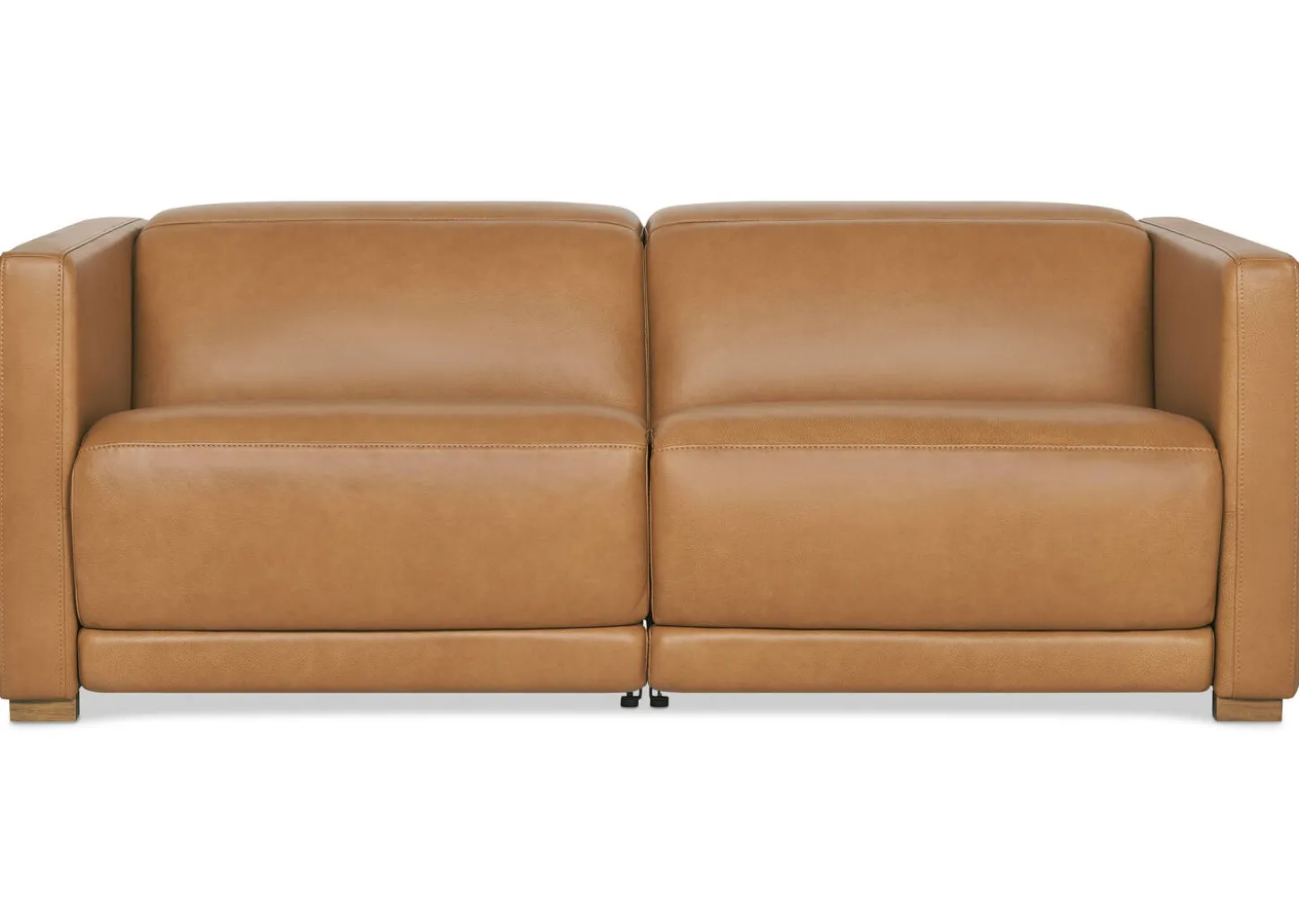 Jaxon Leather Reclining Sofa -Zen Toffee