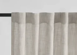 Jeffrey Sheer Curtain Panel 96" Light Grey