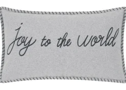 Joy Pillow 14x24 Light Grey