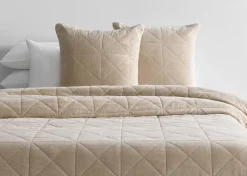 Joye Cotton Velvet Coverlet
