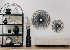 Kamari Reclaimed Wood Bookshelf -Virtuo Caviar
