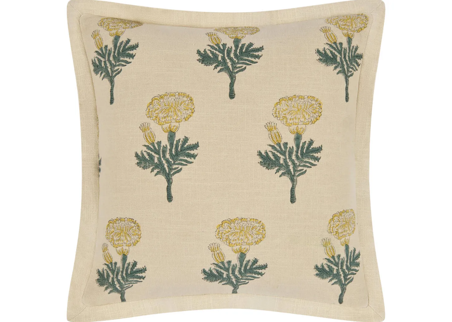 Kavi Floral Pillow 20x20 Ivory/Multi