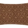 Kavya Cotton Pillow 14x24 Rust