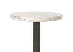 Laroux Recycled Metal Accent Table -Sienna