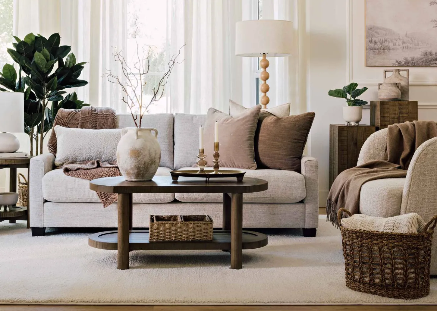 Liberty Apartment Sofa -Wesley Linen