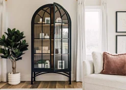 Lilibet Reclaimed Wood Cabinet -Mannor Black