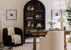 Lilibet Reclaimed Wood Cabinet -Mannor Black