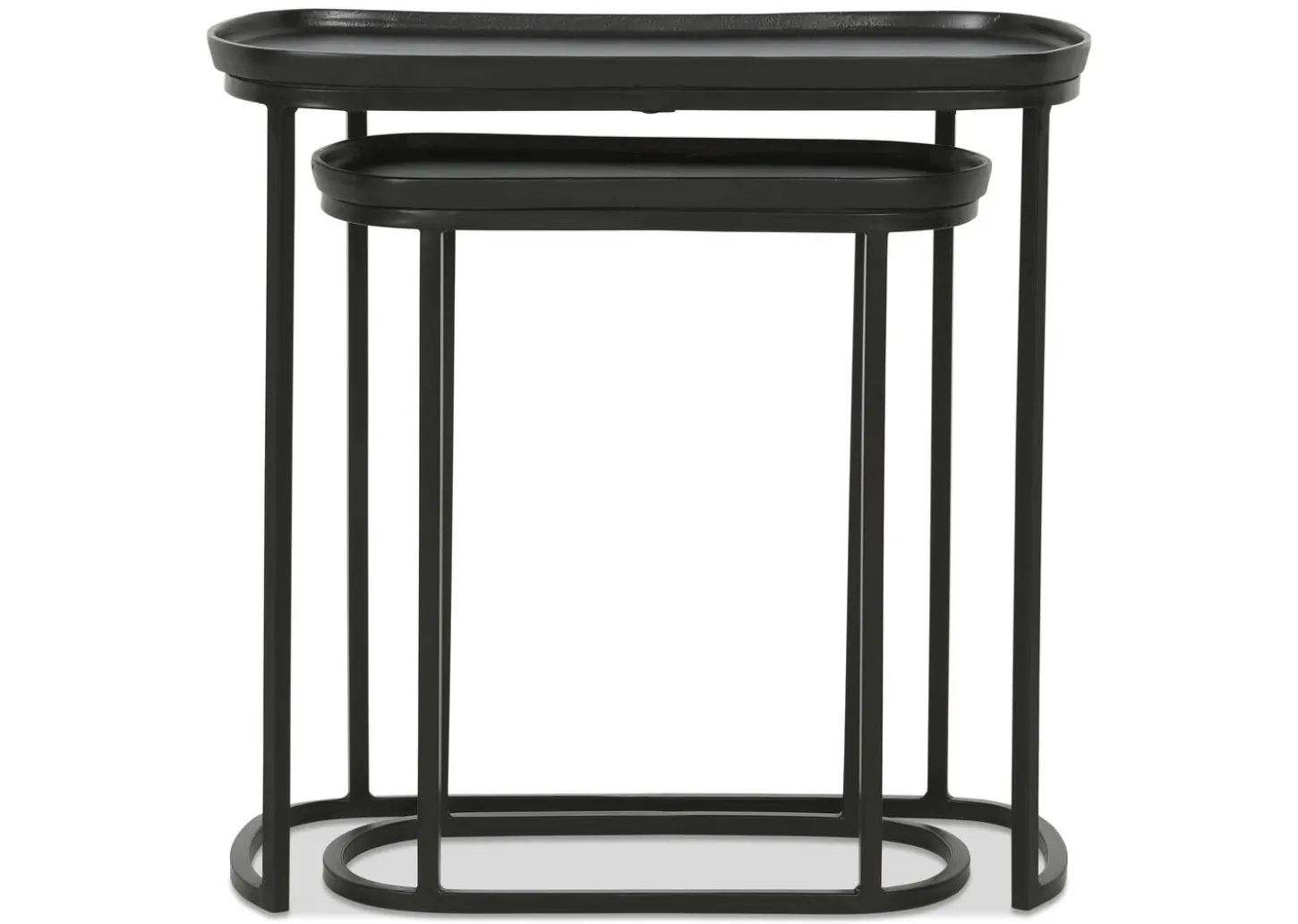 Lisboa Recycled Metal Nesting Table Set -Bronze