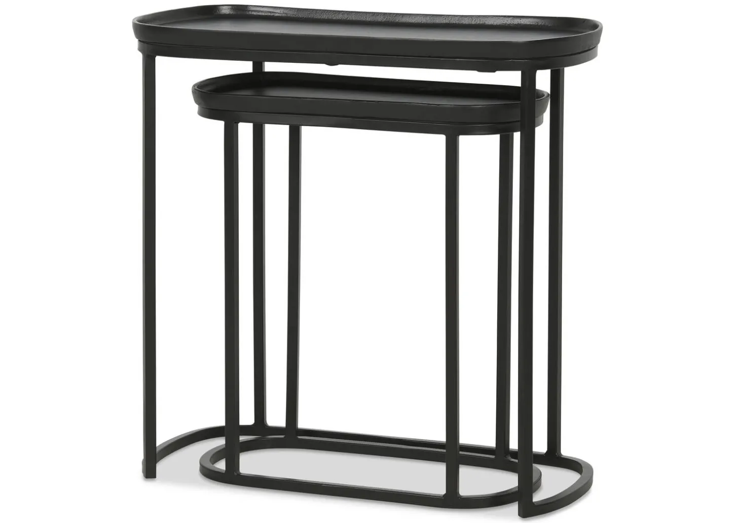 Lisboa Recycled Metal Nesting Table Set -Bronze