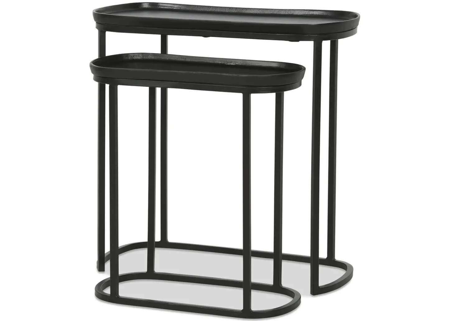 Lisboa Recycled Metal Nesting Table Set -Bronze