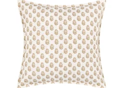 Lizette Printed Pillow 20x20 Iv/Tan