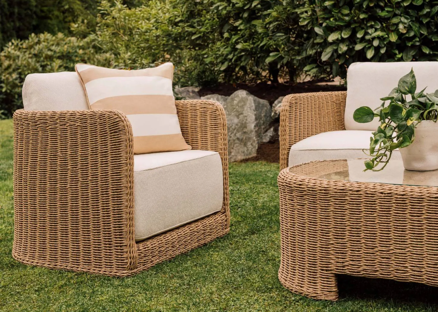 Malti Outdoor Armchair -Natural
