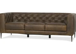 Marcello Leather Sofa -Waco Tobacco