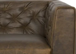 Marcello Leather Sofa -Waco Tobacco