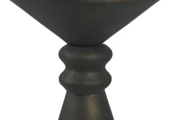 Marsala Recycled Metal Accent Table -Bronze