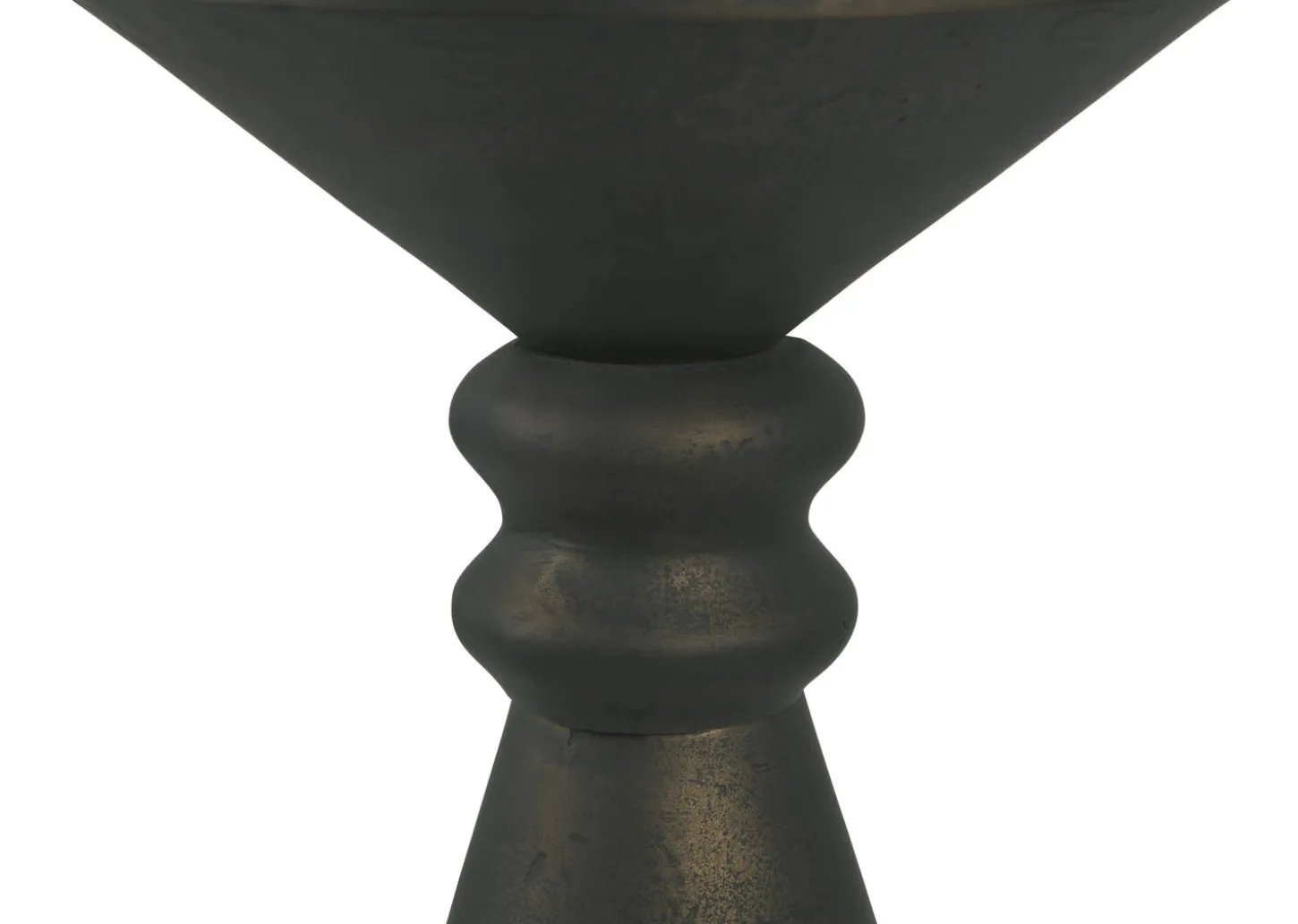 Marsala Recycled Metal Accent Table -Bronze