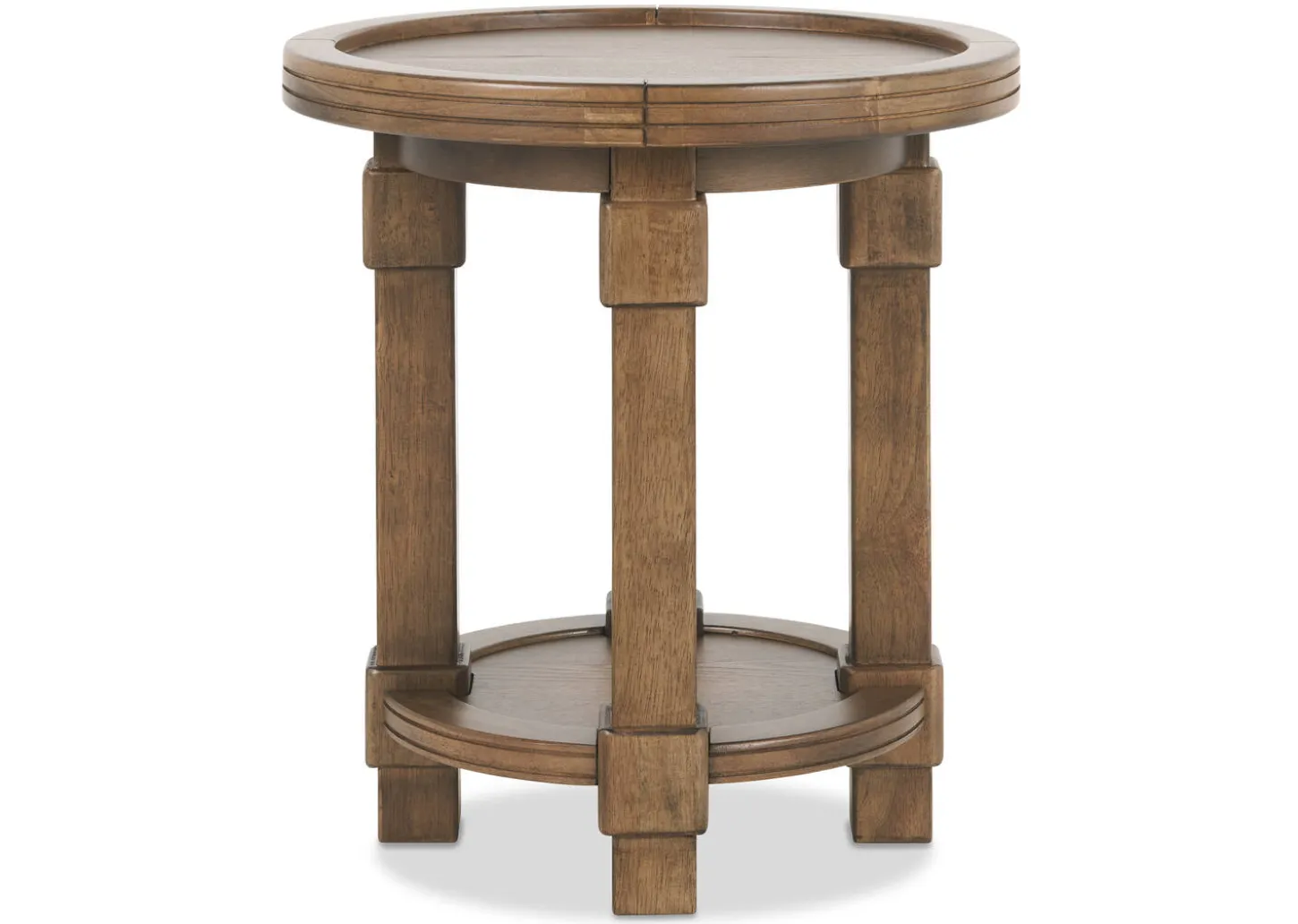 Merrin Round Side Table -Larke Brandy