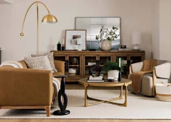 Muse Arc Floor Lamp Brass