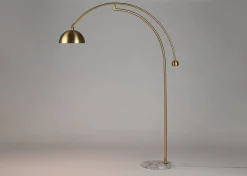 Muse Arc Floor Lamp Brass