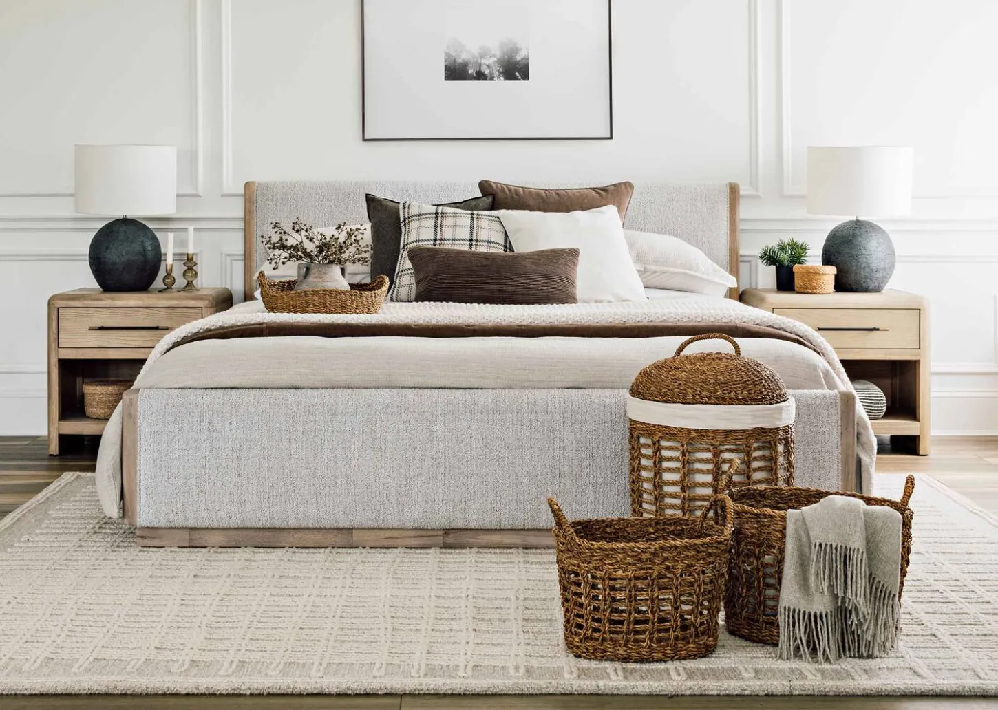 Nichols Wool Rug Grey/Ivory