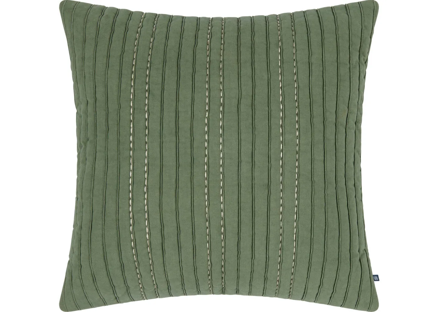 Nixie Cotton Pintuck Pillow 20x20 Green