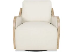 Olivia Swivel Armchair -Mel Ivory