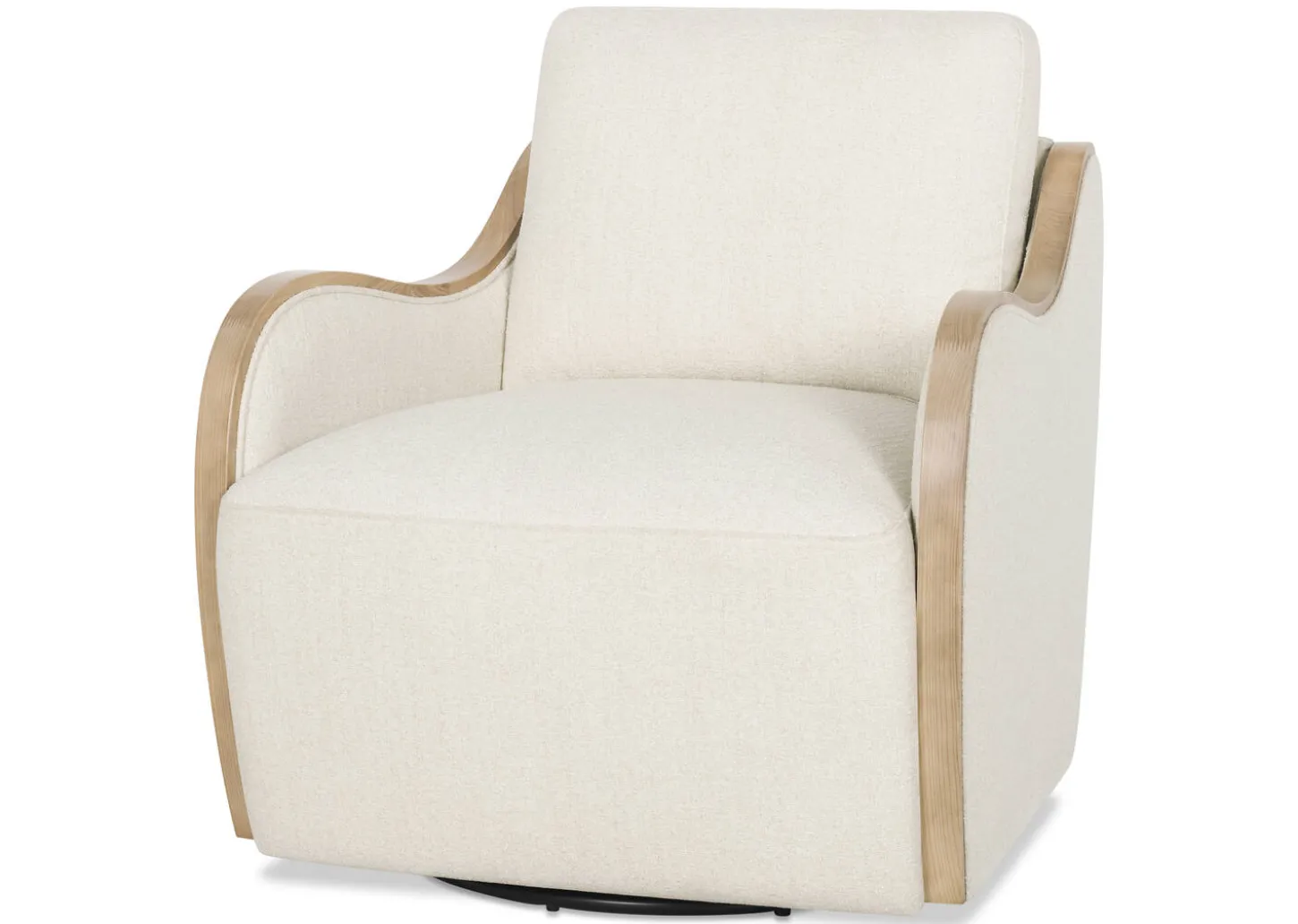Olivia Swivel Armchair -Mel Ivory