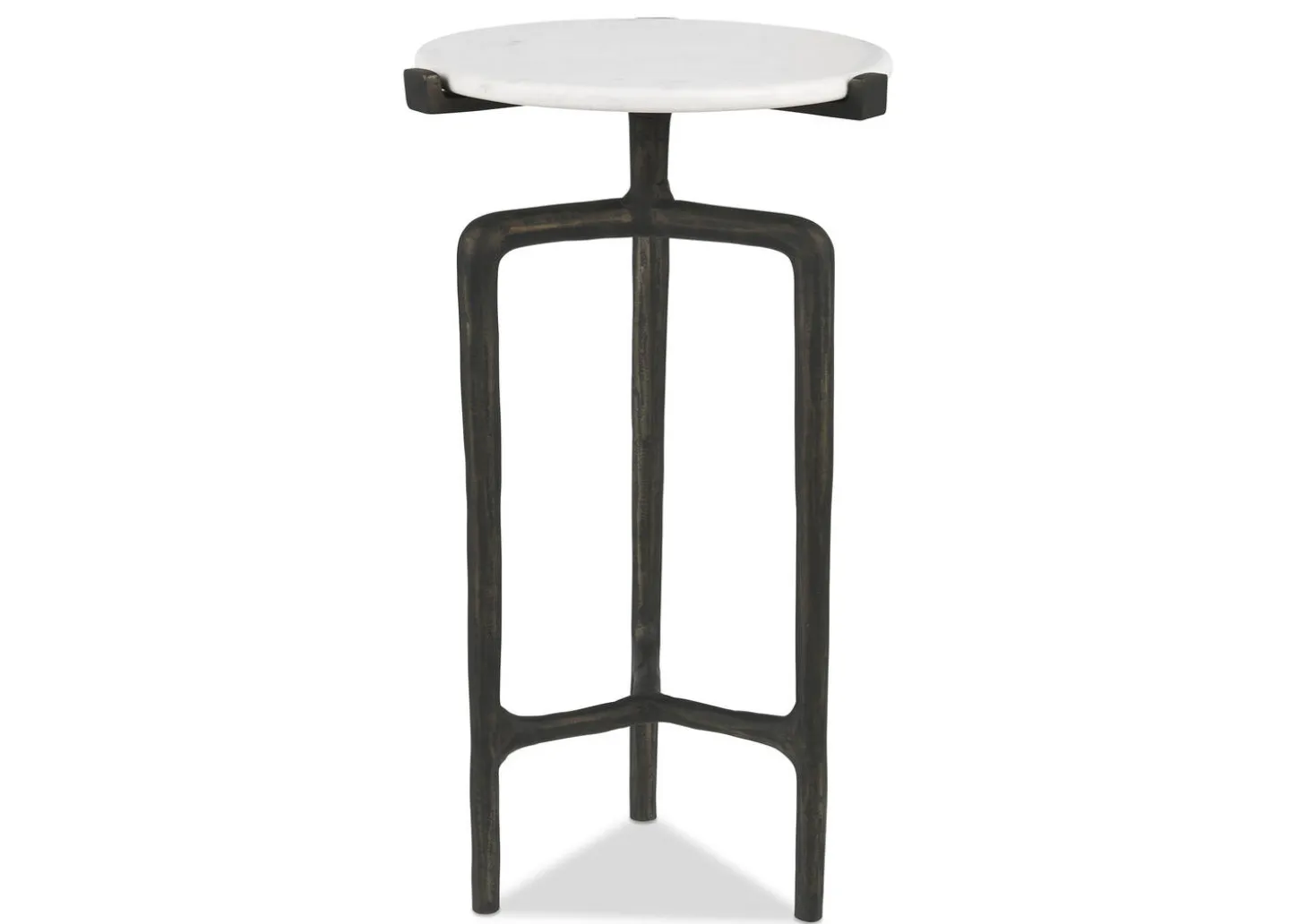 Rorik Recycled Metal Accent Table -Bronze