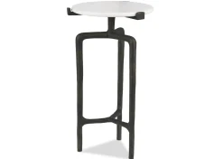 Rorik Recycled Metal Accent Table -Bronze