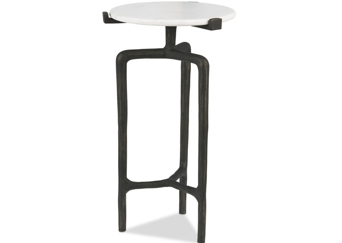 Rorik Recycled Metal Accent Table -Bronze