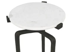 Rorik Recycled Metal Accent Table -Bronze