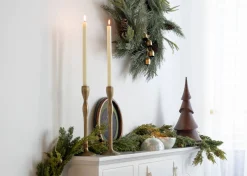 Ryah Candle Holder Antiqued Brass