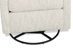 Sadie Swivel Armchair -Zell Pearl