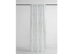 Sally Floral Sheer Curtain Panel 96" Ivory/Multi