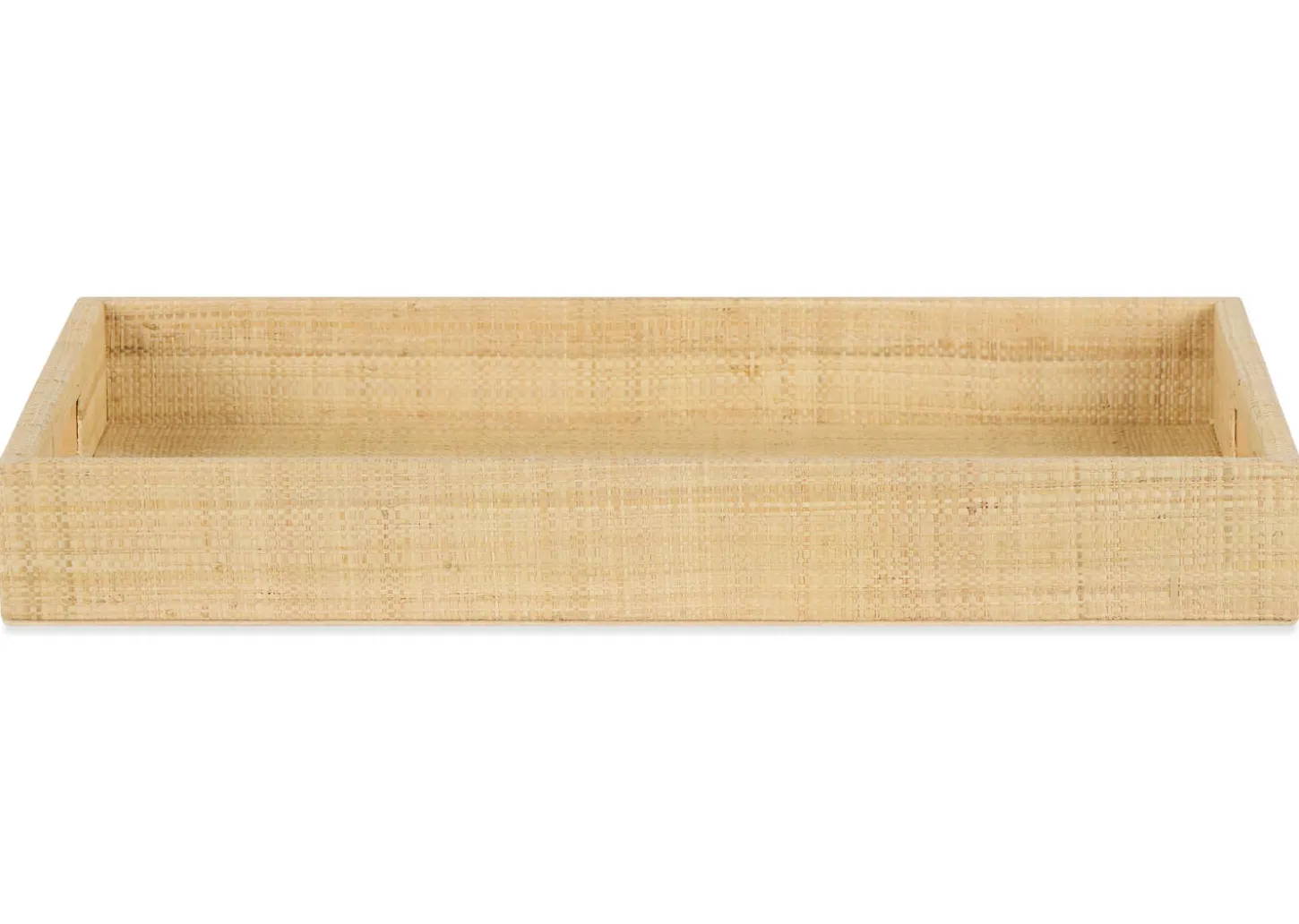Silvana Raffia Tray Rectangular Natural