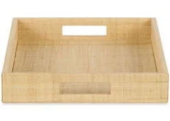 Silvana Raffia Tray Rectangular Natural