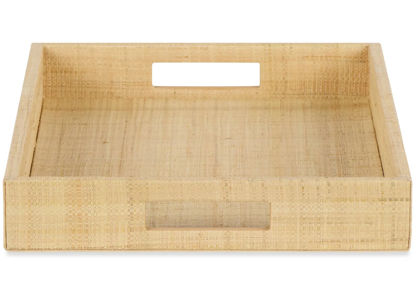 Silvana Raffia Tray Rectangular Natural