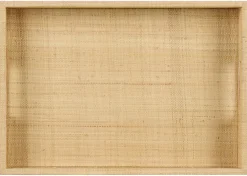 Silvana Raffia Tray Rectangular Natural