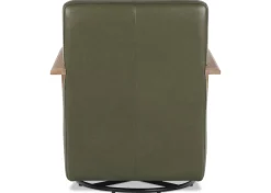 Simone Leather Swivel Chair
