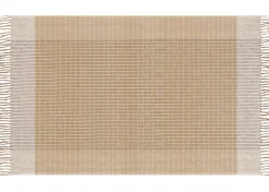 Stevie Cotton Plaid Throw Fawn/Multi