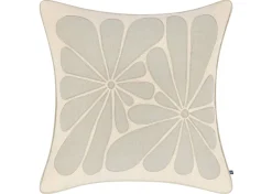Sylva Cotton Floral Pillow 20x20 Iv/Sand