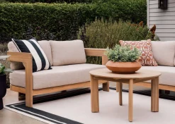 Tonga Outdoor Loveseat -Elio Oyster