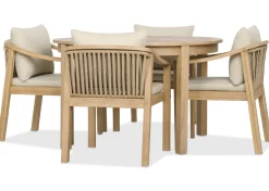 Tulum Outdoor Round Dining Table -Natura