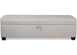 Vault Custom Storage Ottoman 60x18"