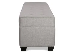 Vault Custom Storage Ottoman 50x18"