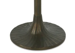 Yasmine Recycled Metal Accent Table -Umber